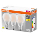 OSRAM LED E27 Base CL A 7,5W 2 700K matná 3 kusy