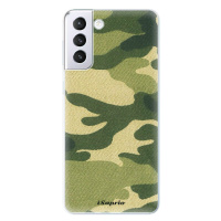 Odolné silikónové puzdro iSaprio - Green Camuflage 01 - Samsung Galaxy S21+
