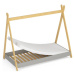 Expedo Detská posteľ  GALEN + matrac, 180x80, sivá