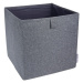Sivý úložný box Bigso Box of Sweden Cube