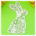 Veľkonočný zajac - Drevená dekorácia