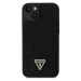 Guess Rhinestones Triangle Metal Logo Kryt pre iPhone 15 Plus Black