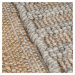 Kusový koberec Jubilant Medina Jute Natural/Grey - 160x230 cm Flair Rugs koberce