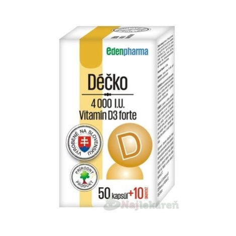 EdenPharma Déčko 4000 I.U. 60 kapsúl