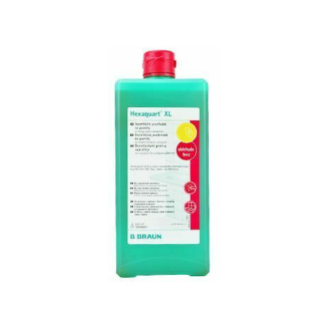 Hexaquart XL 1000 ml na dezinfekciu povrchov BBRAUN
