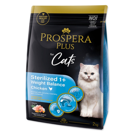 PROSPERA PLUS Sterilized 1+ Chicken Weight Balance Krmivo pre mačky 1 kus, Hmotnosť balenia (g):