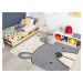 DW Krémový detský koberec Macko Rozmer: 80x150 cm