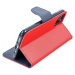 Oppo Reno7 5G / Find X5 Lite, bočné otváracie puzdro, stojan, Fancy Book, červená farba