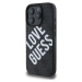 Guess PU Leather 4G Big Love Logo MagSafe kryt iPhone 16 Pro čierny