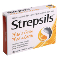 STREPSILS Med a citrón 24 past