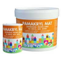 Pamakryl MAT - Vrchná univerzálna farba na kov, drevo a betón 0,4 kg orech
