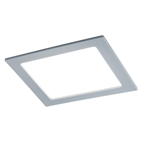 Paulmann LED panel štvorec, 18 W, 4 000 K, chróm