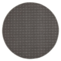 Kusový koberec Udinese hnědý kruh - 400x400 (průměr) kruh cm Condor Carpets