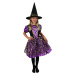 Detský kostým čarodejnice fialovo-čierna (M) e-obal