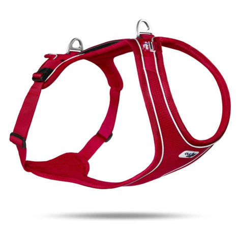 CURLI Postroj pre psov Belka Comfort Red L, 25-33 kg