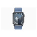 Apple Watch S9/41mm/Silver/Šport Band/Winter Blue
