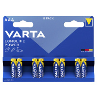 VARTA Batéria LONGLIFE Power, AAA, OJ 8 ks, od 10 OJ