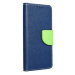 Diárové puzdro na Xiaomi 12/12X 5G Fancy Book modro limetkové