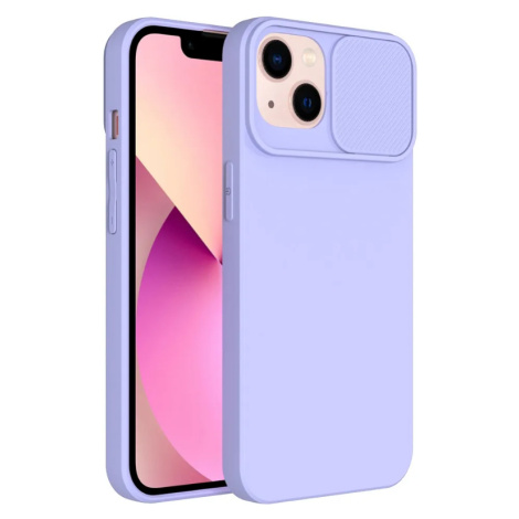 Silikónové puzdro na Apple iPhone 14 Pro Slide TPU fialové