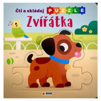 Sun Čti a skládej puzzle Zvířátka CZ verzia