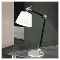 Flexibilná textilná lampa na písací stôl Leandro