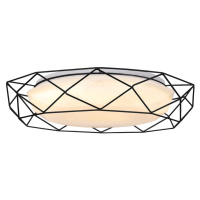 Biele LED stropné svietidlo s kovovým tienidlom 43x43 cm Sven – Candellux Lighting