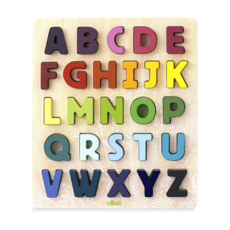 Vilac - Vkladacie puzzle abeceda