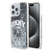 DKNY Liquid Glitter Arch Logo Zadný Kryt pre iPhone 12/12 Pro Black