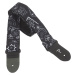 Perri's Leathers 7641 2" Design Fabric Strap Black Bandana