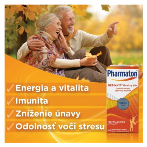 PHARMATON Geriavit vitality (50+) 100 tabliet