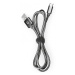 Kábel Aligator Premium Lightning na USB 2A, čierna