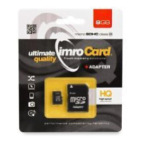 Pamäťová karta Imro microSD (TransFlash) SD 8 GB s adaptérom