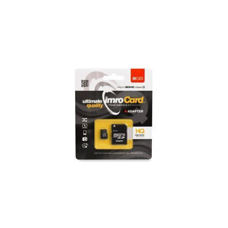 Pamäťová karta Imro microSD (TransFlash) SD 8 GB s adaptérom