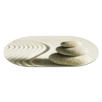 Béžová kúpeľňová predložka 50x80 cm Sand & Stone - Wenko