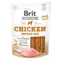 Pochúťka Brit Jerky protein Bar kura s hmyzím preteínom 80g