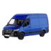 Auto/dodávka Kinsmart Mercedes-Benz Sprinter 1:48 kov/plast 12,5cm na spätné nat. 4barvy 12ks v 