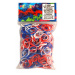 Rainbow Loom originálne gumičky pre deti trikolóra mix 600 ks 20721