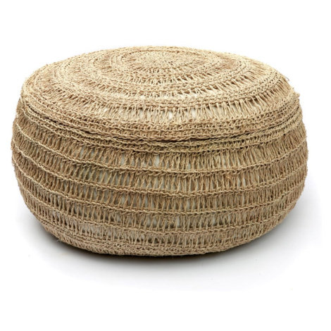 BAZAR BIZAR The Seagrass Pouffe - Round - 60 taburetka