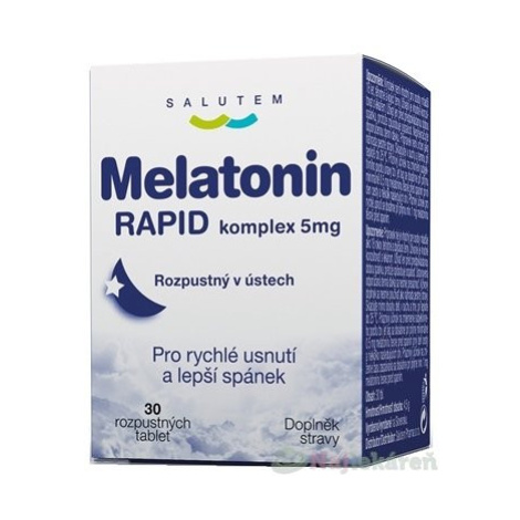 Salutem Melatonin RAPID komplex 5 mg 30 tabliet