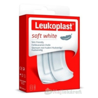 LEUKOPLAST SOFT WHITE náplasť na rany, 2 veľkosti, 20ks