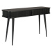 Čierny konzolový stôl Zuiver Barbier, dĺžka 120 cm
