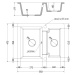 Mexen Carlos, granitový drez 582x475x177 mm, 1,5-komorový a drezová batéria Carla, čierna, 6518-