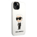 Silikónové puzdro Karl Lagerfeld na Apple iPhone 14 Plus KLHCP14MSNIKBCH Liquid Silicone Ikonik 