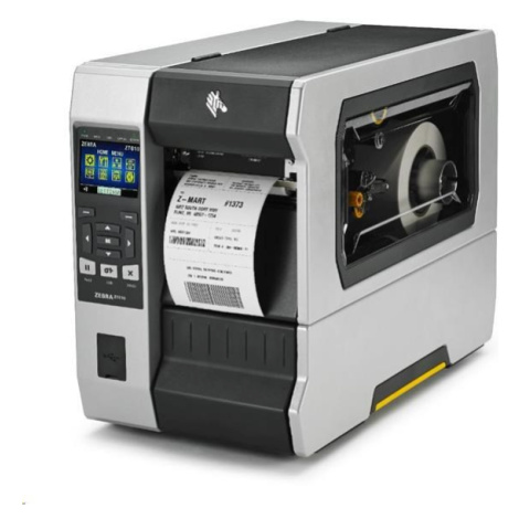 Zebra ZT61042-T1E0100Z ZT610 label printer, 8 dots/mm (203 dpi), cutter, disp., ZPL, ZPLII, USB,