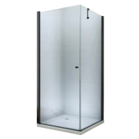 MEXEN/S - PRETORIA sprchovací kút 80x100 cm, transparent, čierna 852-080-100-70-00