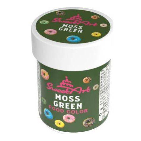 SweetArt gelová barva Moss Green (30 g) - dortis