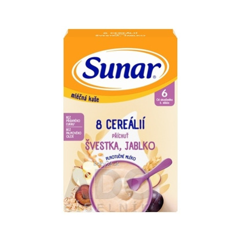 Sunar mliečna KAŠA 8 CEREÁLIÍ