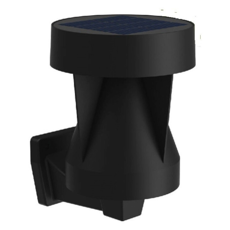 Philips Avery vonkajšie solárne nástenné LED svietidlo čierna, 1,8 W, 200 lm, 2700 K