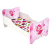 Sconto Detská posteľ s matracom HOPPY ružová/biela, 70x140 cm