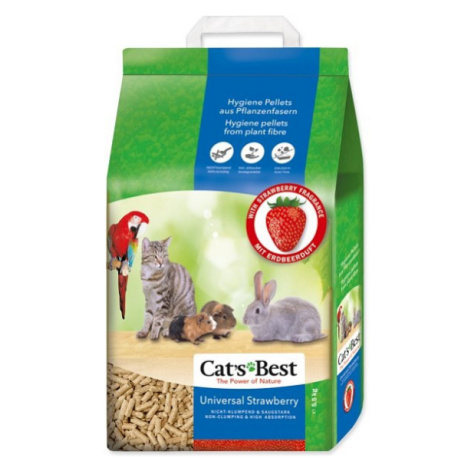 Podstielka pre zvieratá CATS BEST Universal Strawberry 5,5kg  (10L)